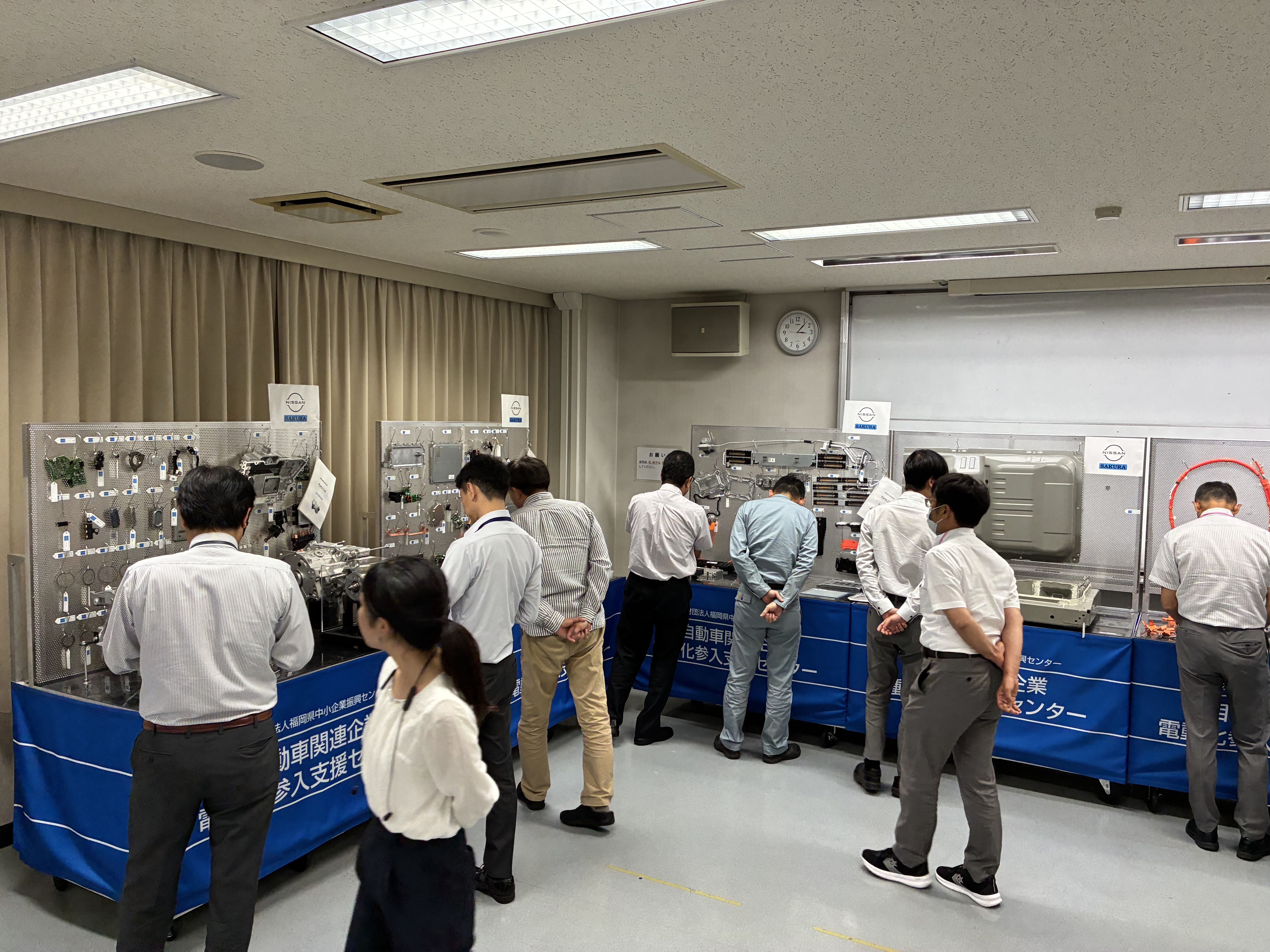 「出前電動化道場in直方」の模様