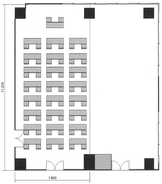 301会議室A（スクール形式例）