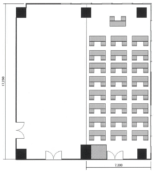 301会議室B（スクール形式例）