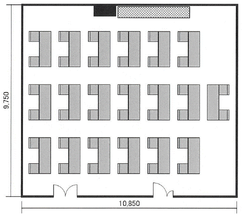 302会議室（スクール形式例）