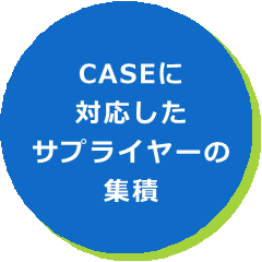 CASEに対応したサプライヤーの集積